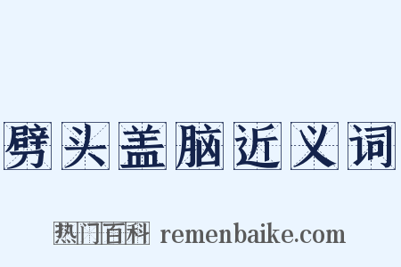 劈头盖脑近义词是什么意思的图片